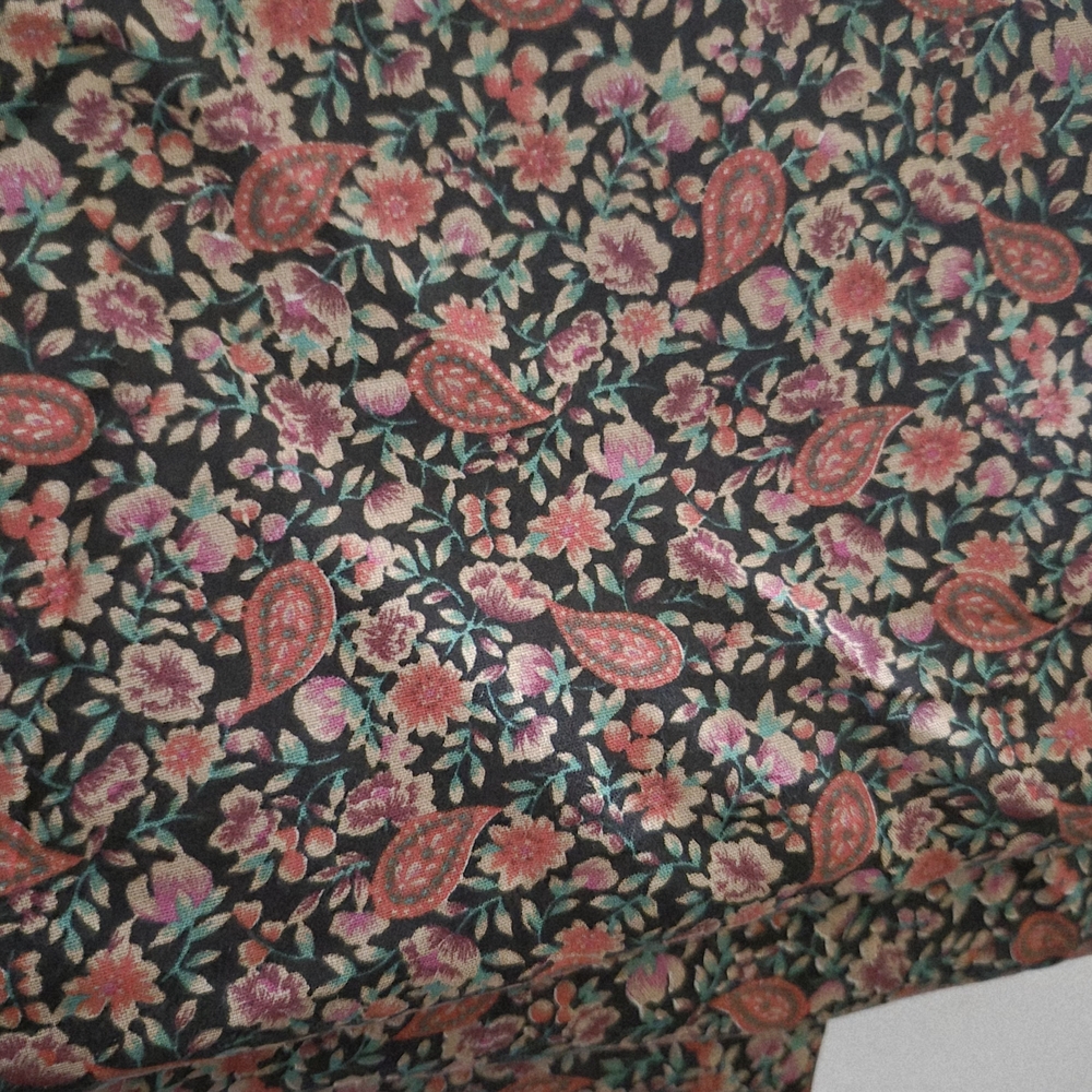 Floral Paisley Patterned Fabric